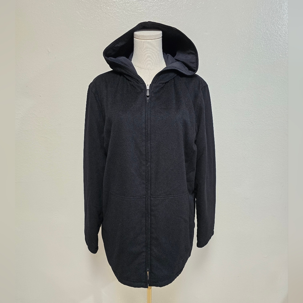Loro Piana Storm System Hooded Reversible Wool Parka Coat Size 46/XS